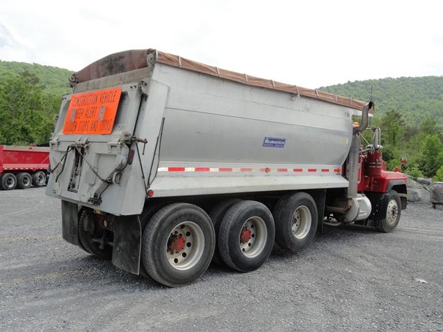 1997 MACK Model RD688S Tri-Axle Dump Truck, VIN# 1M2P270C6VM033253, powered