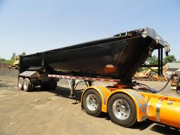 2010 MAC 34’ Frameless Half-Round Steel Dump Trailer, VIN# 5MADN3422AC01695