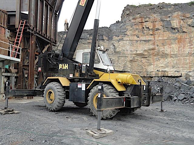 1981 P&H Omega 25, 25 Ton Rough Terrain Crane, s/n 51331, powered by Detroi