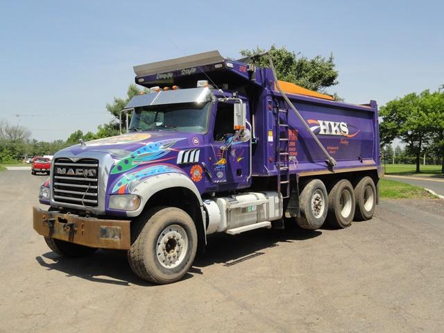 2013 MACK Model GU713 Granite Tri-Axle Dump Truck, VIN# 1M2AX07C2DM018509,
