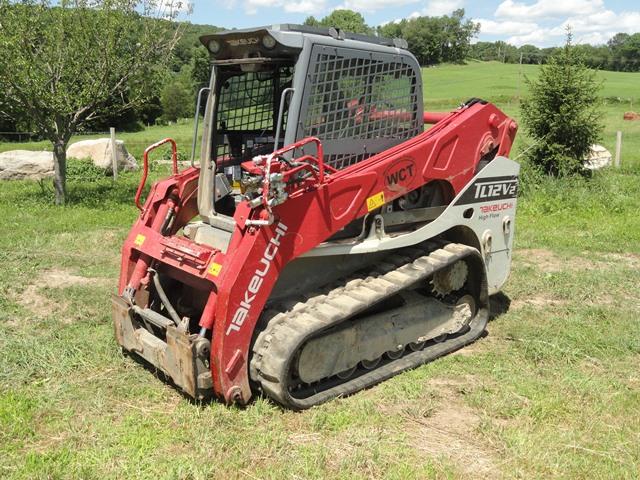 2016 TAKEUCHI Model TL12V-2 Crawler Skid Steer Loader, s/n 412000297, power