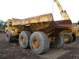 1985 CATERPILLAR Model D350C, 6x6, 35 Ton Articulated End Dump, s/n 8XC0038