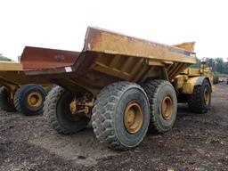 1985 CATERPILLAR Model D350C, 6x6, 35 Ton Articulated End Dump, s/n 8XC0038