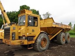 1985 CATERPILLAR Model D350C, 6x6, 35 Ton Articulated End Dump, s/n 8XC0038