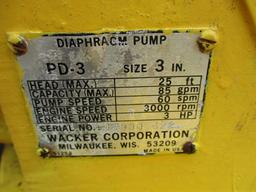 WACKER PD-3, 3" Diaphragm Pump (LC)