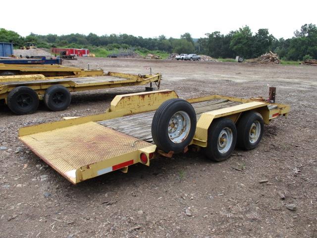 1989 EVANS Model BW3T162, 3 Ton Tandem Axle Tilt Deck Trailer, VIN# 4726T16