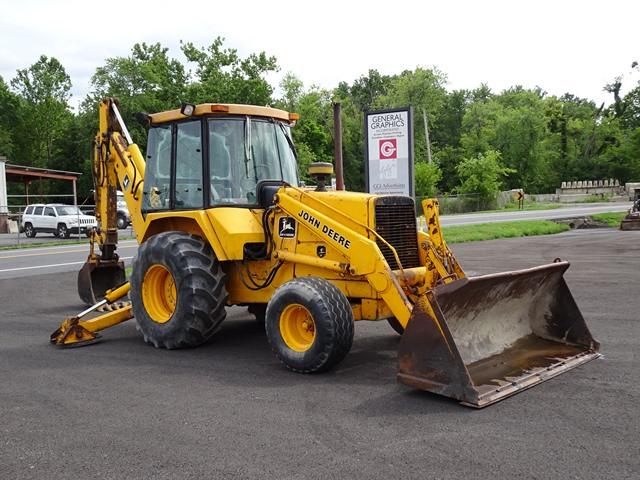 (Unit# 10-111) 1986 JOHN DEERE Model 610B Tractor Loader Extend-A-Hoe, s/n