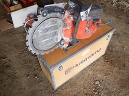 PARTNER K950 Ring Gas Concrete Saw and Case
