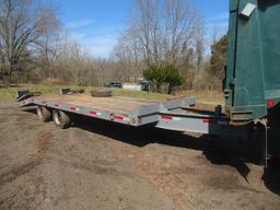 1987 INTERSTATE 20 Ton Tandem Axle Tag-Along Trailer, VIN# 1JK0DA209HA20011