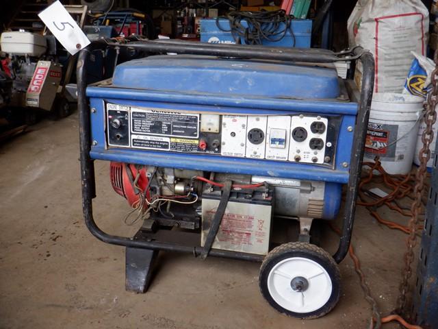 6,000 Watt Portable Generator, electric start