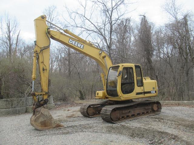 1999 JOHN DEERE Model 120 Hydraulic Excavator, s/n 031266, powered by JD di