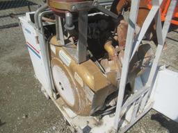 LONGYEAR Walk Behind Concrete Saw, Wisconsin 65HP gas, hydrostatic (253 Hours)