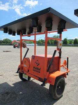 1995 DIETZ Model D2000 Portable Arrow Board, s/n 156, powered by Kubota EL300-E diesel engine,