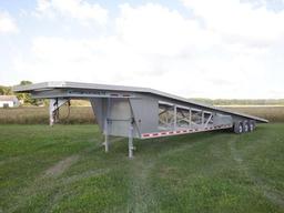 2013 FEATHERLITE Model 3150, 53' Aluminum Tri-Axle Gooseneck Car Trailer, VIN# 4FGB45338DC125939,