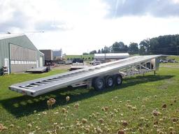 2013 FEATHERLITE Model 3150, 53' Aluminum Tri-Axle Gooseneck Car Trailer, VIN# 4FGB45338DC125939,