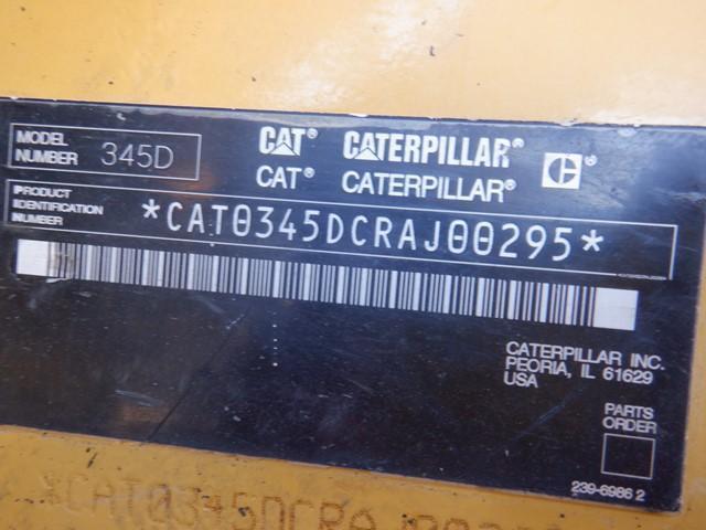 2009 CATERPILLAR Model 345DL Long Stick Excavator, s/n RAJ00295, powered by Cat C13 Acert diesel