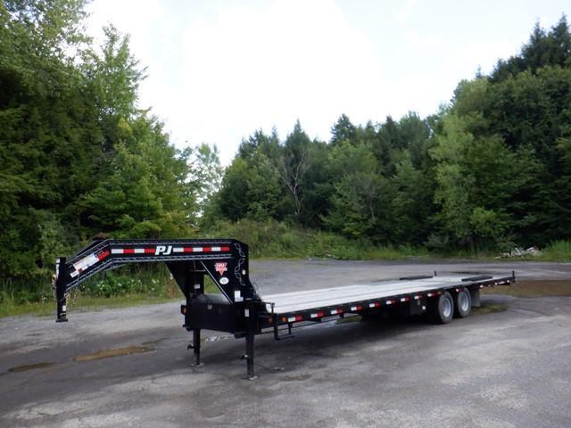 2018 PJ Model LY342 Tandem Axle Gooseneck Trailer, VIN# 4P5LY3429J3027352, equipped with 25'6" main