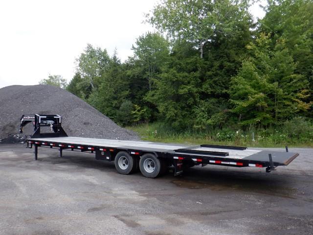 2018 PJ Model LY342 Tandem Axle Gooseneck Trailer, VIN# 4P5LY3429J3027352, equipped with 25'6" main