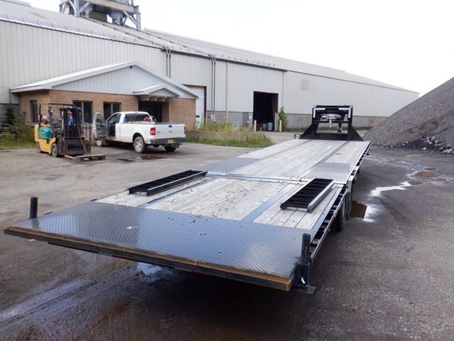 2018 PJ Model LY342 Tandem Axle Gooseneck Trailer, VIN# 4P5LY3429J3027352, equipped with 25'6" main