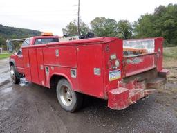 2000 CHEVROLET Model 3500HD Utility Truck, VIN# 1GBKC34J4YF441891, powered by Vortec 7.4L gas engine