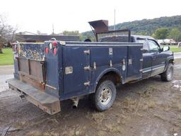 2005 CHEVROLET Model 2500HD LS Quad Cab Utility Truck, VIN# 1GCHK29U45E248132, powered by Vortec