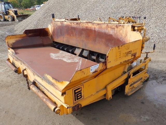 1980 PUCKETT BROTHERS Model T450 Power Box Asphalt Paver, s/n 80D1921, powered by 16HP gas engine,