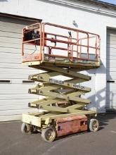 1997 JLG Model 2646E, 26' Scissor Lift, s/n 200037623, battery powered electric, equipped with 43" x