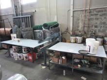 DURO DYNE Model RH Rolling Head Pin Spotter, s/n Not Available, equipped with 60" layout tables and