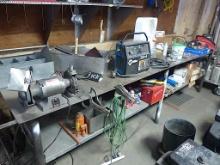 Metal Welding Table, with accessories, cart, punches, and welding screen (PA)