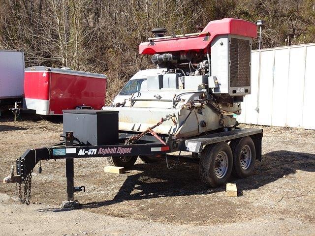 2010 ASPHALT ZIPPER Model AZ-550B Milling Attachment, s/n 50000534, powered by Cummins diesel