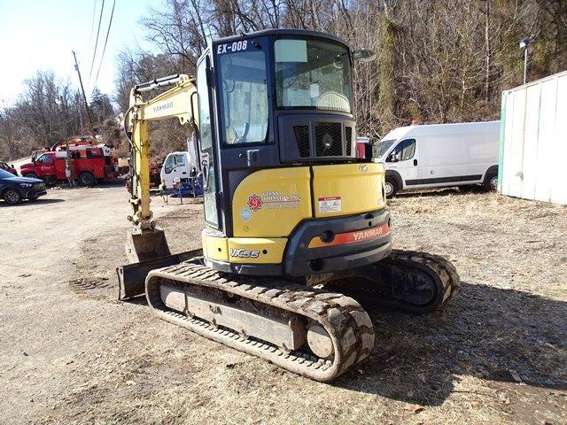 2017 YANMAR Model VI055-6A Mini Excavator, s/n 61237, powered by Yanmar diesel engine and hydraulic