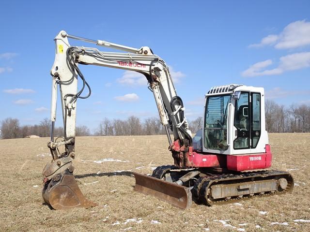 2014 TAKEUCHI Model TB180FR Mini Excavator, s/n 178401295, powered by Yanmar diesel engine and