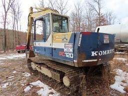 1992 KOMATSU Model PC120 Hydraulic Excavator, s/n A40083, powered by Komatsu diesel engine and