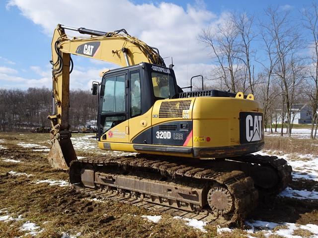 2008 CATERPILLAR Model 320D LRR Hydraulic Excavator, s/n XCK00434, powered by Cat C6.4 diesel engine