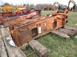 NPK E265 Hydraulic Demo Hammer (Parts Only) (345B) (AH-401) (Derry Lane - Blairsville)