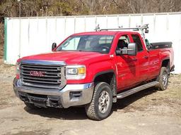 2015 GMC Model 2500HD, 4x4 Crew Cab Pickup Truck, VIN# 1GT22XEG7FZ136034, powered by 6.0L gas engine