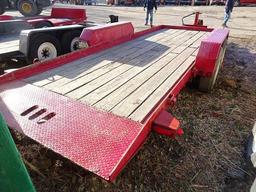 2007 CAM Tandem Axle Tilt Deck Trailer, VIN# 5JPBU25297P018992, equipped with 20' x 79" wooden deck,