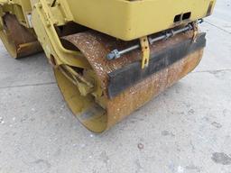 1997 CATERPILLAR Model CB224C Tandem Vibratory Roller, s/n 3AL01024, powered by Hatz diesel engine