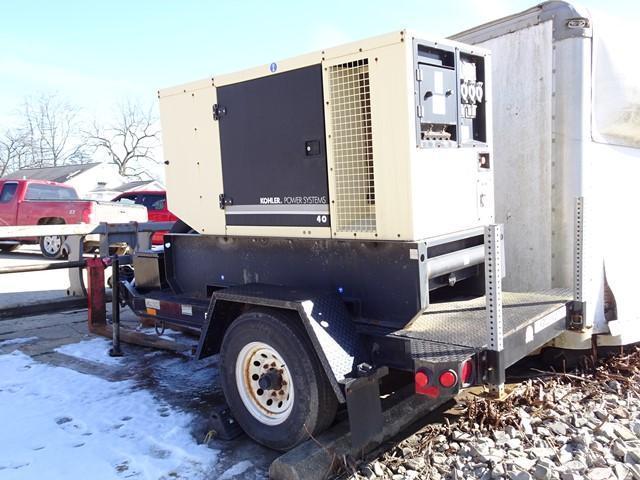 2010 KOHLER Model 40RE0ZT Portable Generator, s/n 40REOZT10000580, powered by Mitsubishi 3.3L diesel