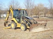 2007 CATERPILLAR Model 420EIT, 4x4 Tractor Loader Extend-A-Hoe, s/n KMW01044, powered by Cat diesel