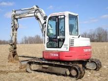 2008 TAKEUCHI Model TB180FR Mini Excavator, s/n 17830932, powered by Yanmar diesel engine and