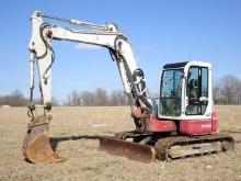 2006 TAKEUCHI Model TB180FR Mini Excavator, s/n 17830242, powered by Yanmar diesel engine and