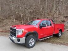 2022 GMC Model 2500HD, 4x4 Crew Cab Utility Truck, VIN# 1GT59LE70NF270823, powered by 6.6L gas
