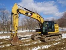 2013 CATERPILLAR Model 320E LRR Hydraulic Excavator, s/n TFX00662, powered by Cat C6.6 diesel engine