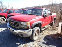 2006 GMC Model 3500, 4x4 Extended Cab Pickup Truck, VIN# 1GTHK39D76E191478, powered by Duramax 6.6L