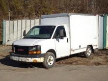 2005 GMC Model 3500 Van Body Truck, VIN# 1GDGG31V851901958, powered by Vortec 4.8L gas engine and