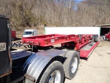 2000 ASPEN Model HG55-3C5, 55 Ton Double Detachable Tri-Axle Lowboy Trailer, VIN# 1A9LB5234YL448042,