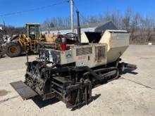 1995 INGERSOLL RAND Model 340T Cart Path Crawler Paver, s/n 5088-SED, powered by Kubota diesel