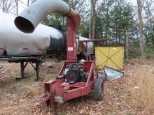 GIANT-VAC Model 3001 Tow Behind Lawn Vac System, s/n 94242525, powered by Wisconsin 40HP gas engine,