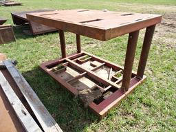 EFFICIENCY 4' x 6' x 4" Trench Box, s/n 143701, with 36" spreaders (Cert) (Derry Lane - Blairsville)